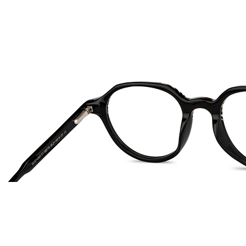 OJOS Black Full Rim Round right side
