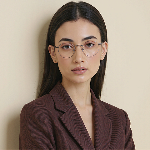 OWNDAYS Online Purple Full Rim Round left side