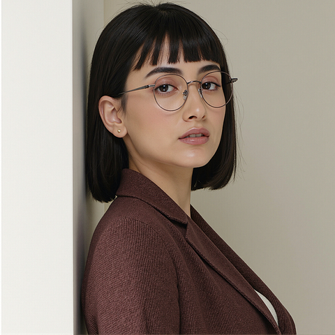 OWNDAYS Online Purple Full Rim Round right side