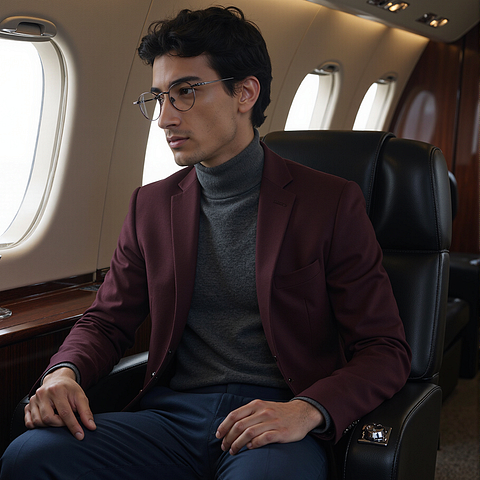 OWNDAYS Online Purple Full Rim Round left side