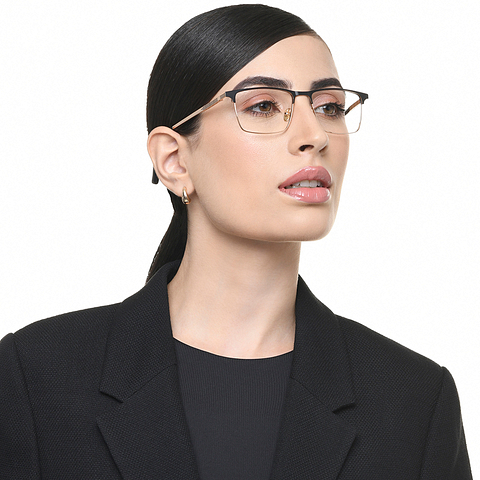 OWNDAYS Online Black Full Rim Rectangle right side