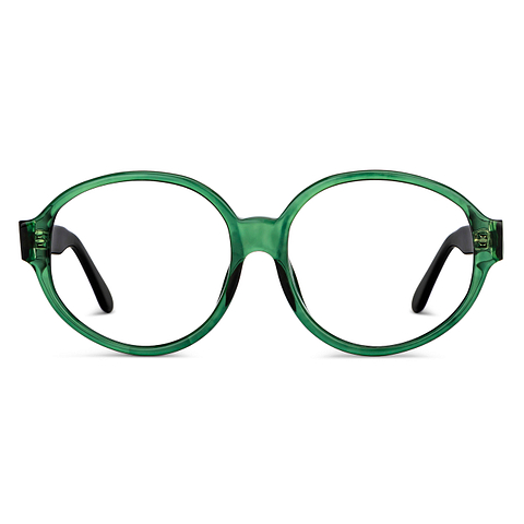 OJOS Green Full Rim Round left side