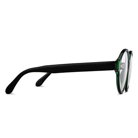 OJOS Green Full Rim Round left side