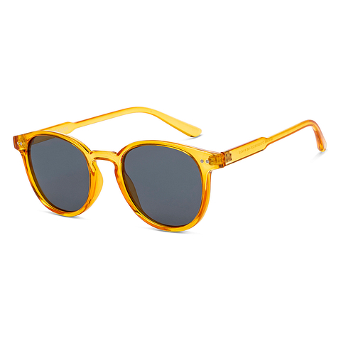 OJOS Yellow Transparent Full Rim Round right side OJOS Yellow Transparent Full Rim Round right side