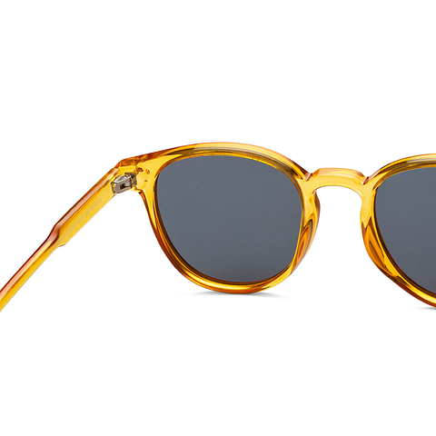 OJOS Yellow Transparent Full Rim Round right side OJOS Yellow Transparent Full Rim Round right side