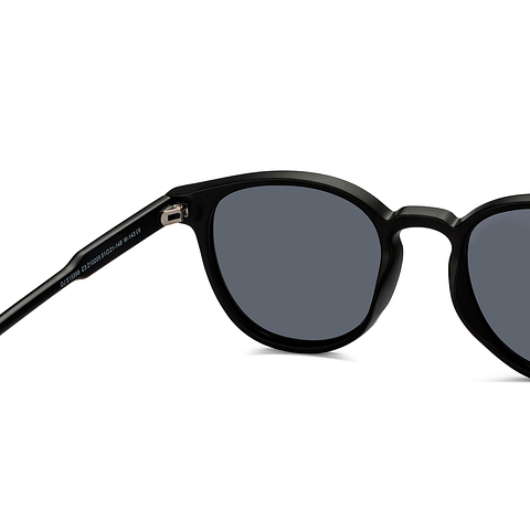 OJOS Dark Gunmetal Full Rim Round right side