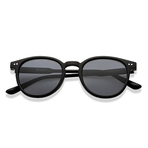 OJOS Dark Gunmetal Full Rim Round left side