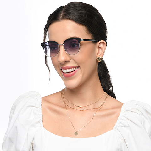 OJOS Silver Full Rim Round right side