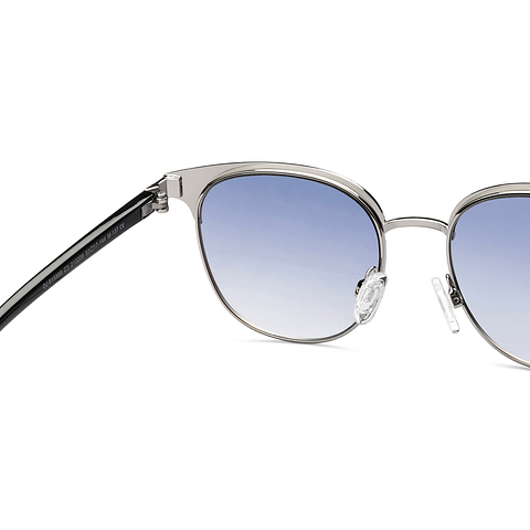 OJOS Silver Full Rim Round right side