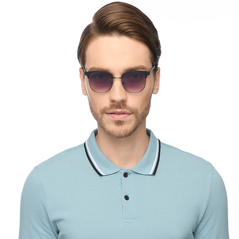 OJOS Dark Gunmetal Full Rim Round right side