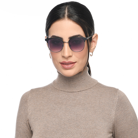 OJOS Dark Gunmetal Full Rim Round right side