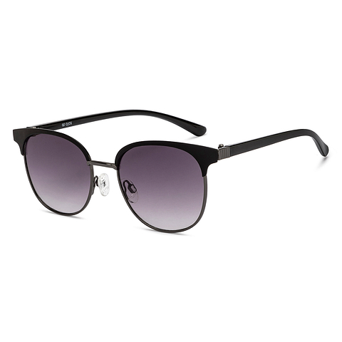 OJOS Dark Gunmetal Full Rim Round left side