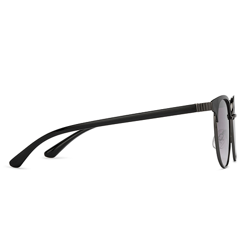 OJOS Dark Gunmetal Full Rim Round left side