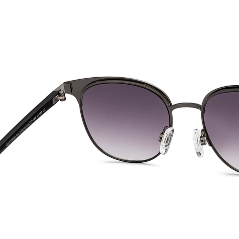 OJOS Dark Gunmetal Full Rim Round right side