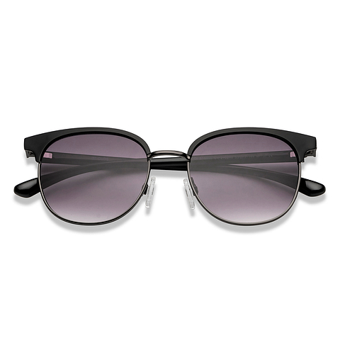 OJOS Dark Gunmetal Full Rim Round left side
