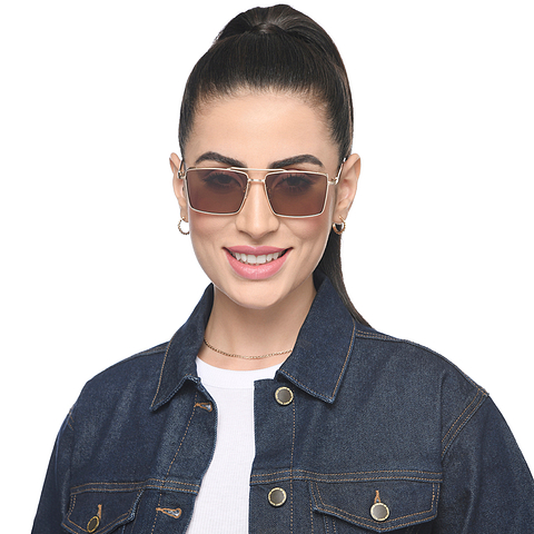 OJOS Gold Full Rim Square right side