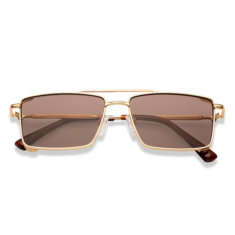 OJOS Gold Full Rim Square left side