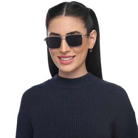 OJOS Silver Full Rim Square right side