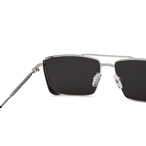 OJOS Silver Full Rim Square right side