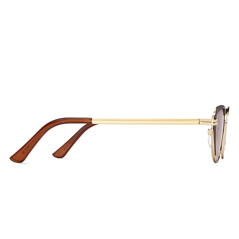 OJOS Gold Full Rim Cat Eye left side