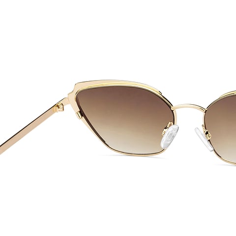 OJOS Gold Full Rim Cat Eye right side