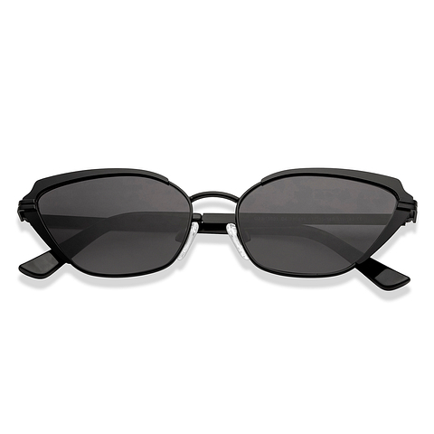 OJOS Black Full Rim Cat Eye left side