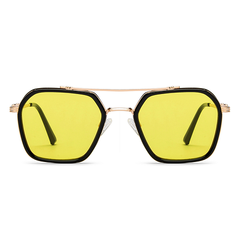 OJOS Black Full Rim Geometric left side