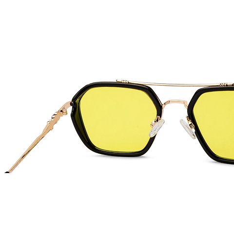 OJOS Black Full Rim Geometric right side