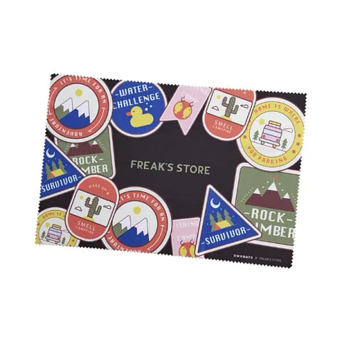 OWNDAYS × FREAK'S STORE Brown Full Rim Boston right side