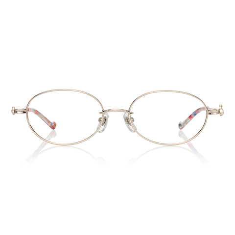 OWNDAYS & Hello Kitty Light Pink Gold Full Rim Oval right side