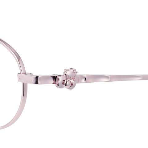 OWNDAYS & Hello Kitty Pink Full Rim Oval left side