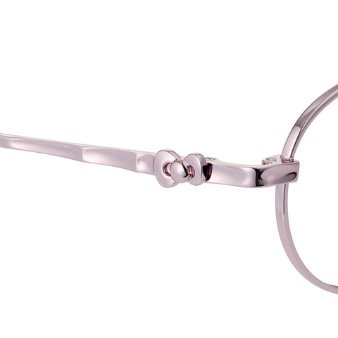 OWNDAYS & Hello Kitty Pink Full Rim Oval right side