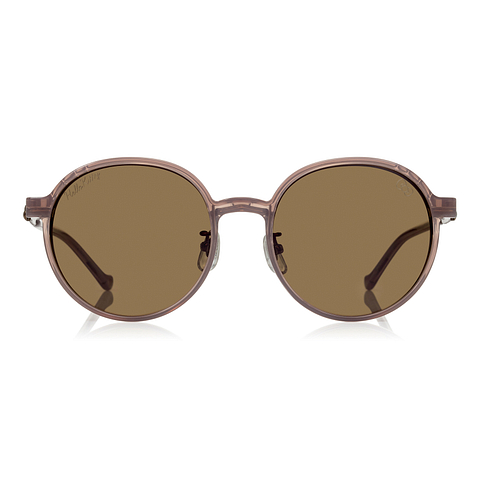 OWNDAYS & Hello Kitty Brown Full Rim Round left side