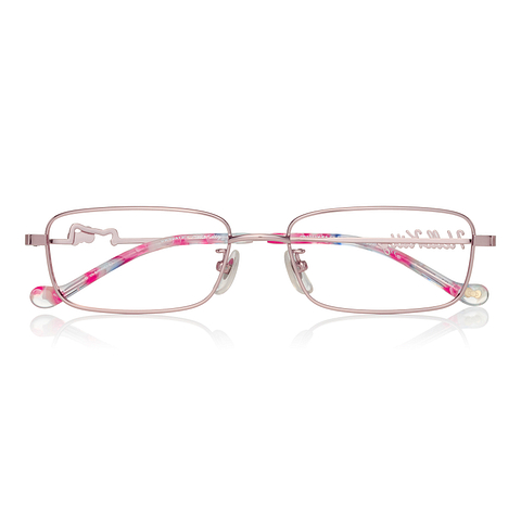 OWNDAYS & Hello Kitty Light Pink Full Rim Rectangle right side