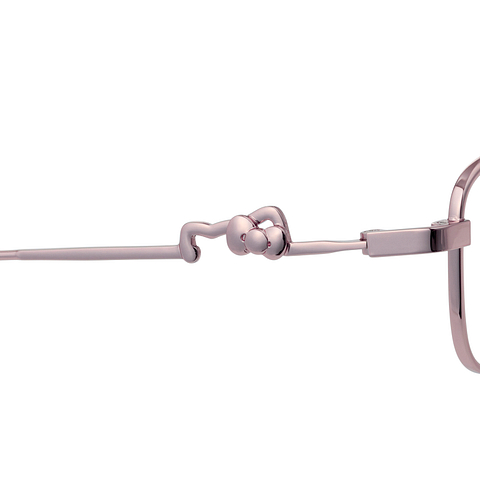 OWNDAYS & Hello Kitty Light Pink Full Rim Rectangle right side