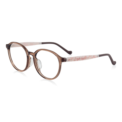 OWNDAYS & Hello Kitty Brown Full Rim Boston left side