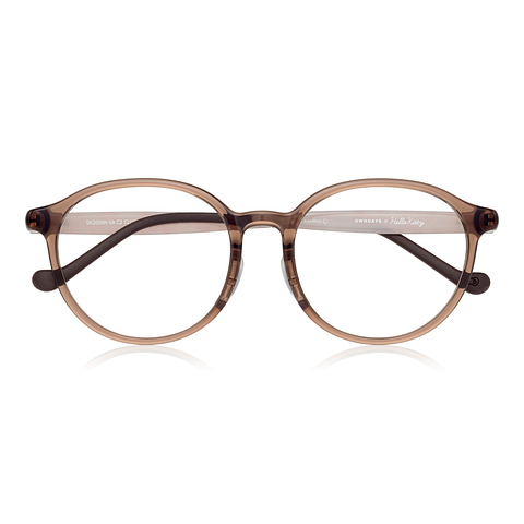 OWNDAYS & Hello Kitty Brown Full Rim Boston right side