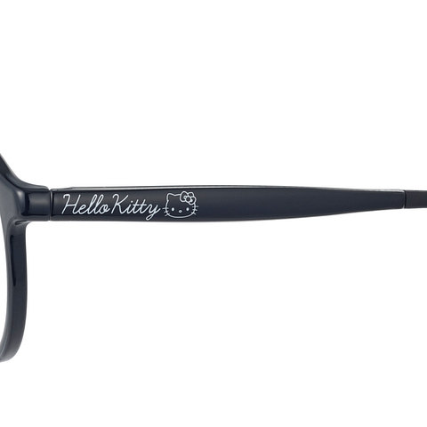 OWNDAYS & Hello Kitty Black Full Rim Boston left side