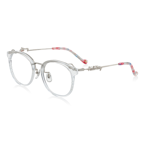 OWNDAYS & Hello Kitty Clear Full Rim Wellington left side