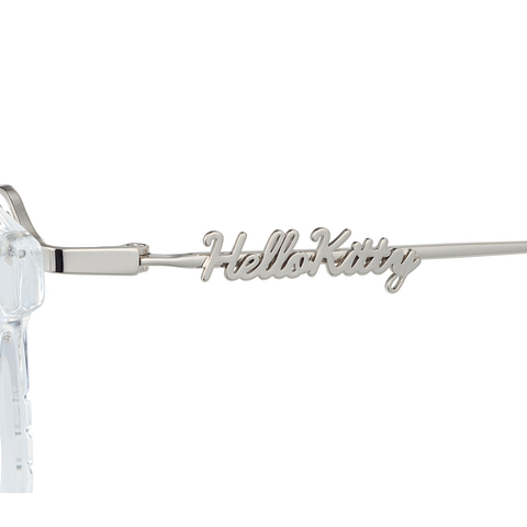 OWNDAYS & Hello Kitty Clear Full Rim Wellington left side