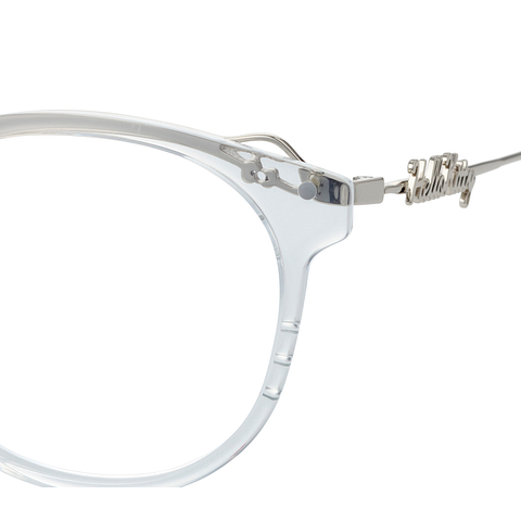 OWNDAYS & Hello Kitty Clear Full Rim Wellington left side