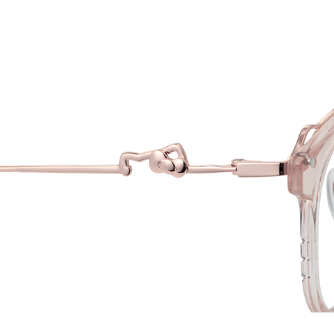 OWNDAYS & Hello Kitty Clear Pink Full Rim Wellington right side