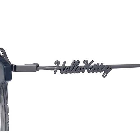 OWNDAYS & Hello Kitty Gray Full Rim Wellington left side