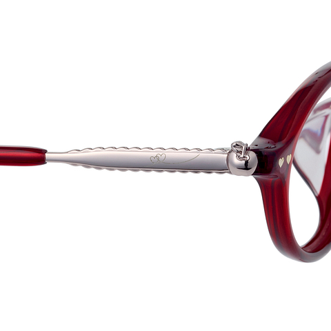 OWNDAYS & Hello Kitty Red Full Rim Oval right side