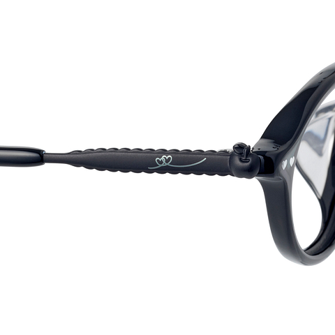 OWNDAYS & Hello Kitty Black Full Rim Oval right side