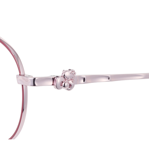 OWNDAYS & Hello Kitty Wine Full Rim Round left side