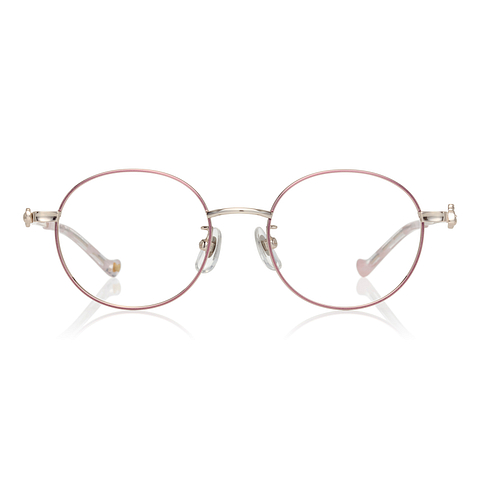 OWNDAYS & Hello Kitty Matte Pink Full Rim Round right side