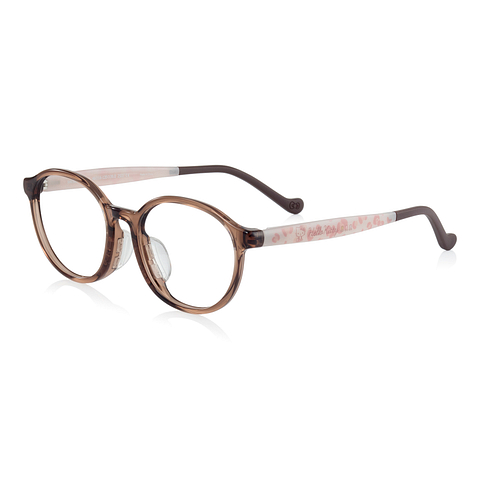 OWNDAYS & Hello Kitty Brown Full Rim Boston left side