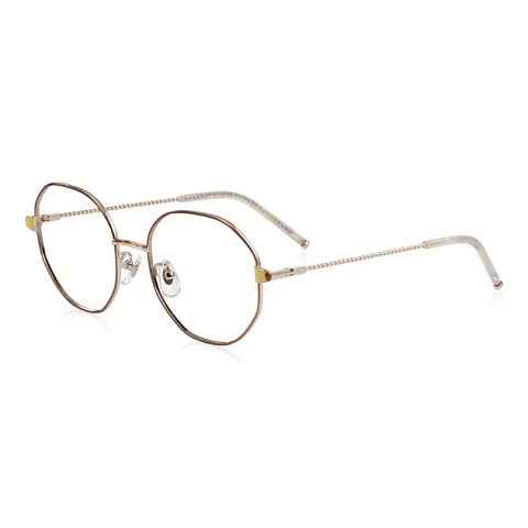 OWNDAYS & POMPOMPURIN Brown Full Rim Polygon right side