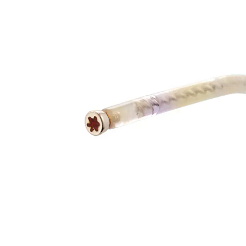 OWNDAYS & POMPOMPURIN Brown Full Rim Polygon left side